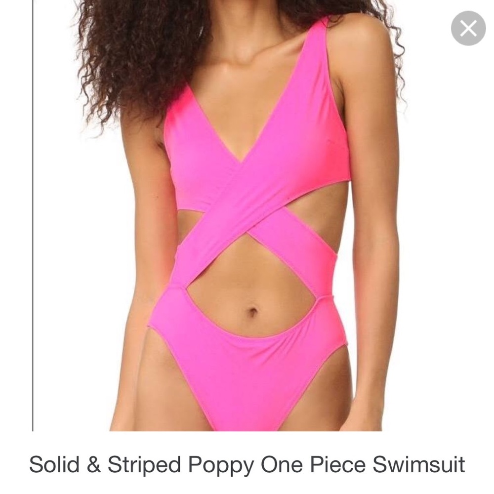 solid & striped one piece